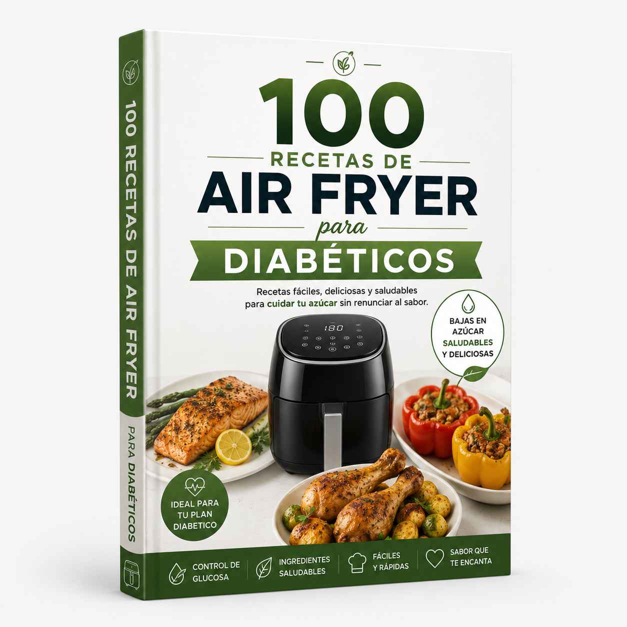 PROMO 2 | 100 Recetas para diabéticos en Air Fryer